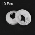 Uxcell Pipe Cover Decoration 20mm Pp Plastic Escutcheon Water Drain Line White 10pcs