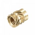 Uxcell Knurled Insert Nut M4 X 7mm L 6mm Od Female Thread Brass Embedding 30 Pcs