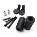Hongk- No Cut Frame Slider Compatible With 1999-2000 Kawasaki Zrx 1100 2001-2005 1200r Black B01bw4ptvm