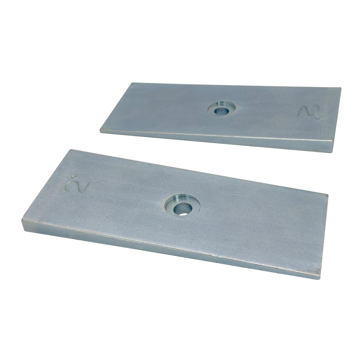 2 Wide Steel Degree Shims Wedge For Pinion Angle Or Caster Set Of Zinc Plated 2a