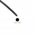 Uxcell Nitrile Rubber Round Seal Strip 2mm 5 64 Diameter 3 Meters 9 84ft Long Hard Solid Weather Stripping For Diy Gasket