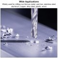 Solid Carbide Drill Bits 6 2mm C2 K20 Tungsten Jobber Straight Shank Drilling Tool For Stainless Steel Aluminum Iron Metal