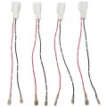 4pcs Car Door Speaker Wiring Harness Adapter Connector Plug Wires Fit For Toyota 2005-2016 Hilux 2018-2020 Chr New Version 