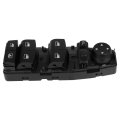 Master Power Window Switch 61319362112 For Bmw 320i 328i 335i M3 Front Left Driver Side Black 6 Pin Touch Plug In Replacement 