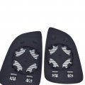 Car 2pcs Left Right Side Rearview Mirror Glass Heated For Vauxhall Opel Astra H 2004-2009 13141985 13141984