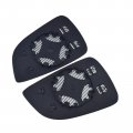 Car 2pcs Left Right Side Rearview Mirror Glass Heated For Vauxhall Opel Astra H 2004-2009 13141985 13141984