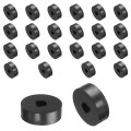 24 Pcs Rubber Spacers 30mm Od X 8mm Id 10mm Height Round Anti Vibration Bushing Grommets 