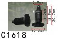 Autobahn88 Compatible With Trim Panel Clip For Gm Oem 411700 Pack Of 20
