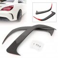 Gzyf Rear Canard Air Vent Cover Trim Carbon Fiber Stick-on Apron Spoiler For Mercedes-benz Cla200 220 Cla250