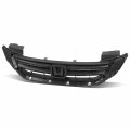 Japan Model Ho1200213 Factory Style Front Bumper Grill Grille Assembly Compatible With Honda Accord 4-door 4cyl 2013 Black
