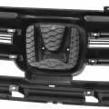 Japan Model Ho1200213 Factory Style Front Bumper Grill Grille Assembly Compatible With Honda Accord 4-door 4cyl 2013 Black