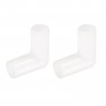 4pcs 90 Degree Elbow Pvc Pipe Fittings 5 8 16mm 2 Way Right Angle Fitting Adapter For Building Furniture And Aquariums Water 