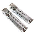 Hk Moto- Chromed Front Foot Pegs For Yamaha Fzr 600 Seca Ii Xj 600s Yzf 600r 750r 1000r