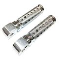 Hk Moto- Chromed Front Foot Pegs For Yamaha Fzr 600 Seca Ii Xj 600s Yzf 600r 750r 1000r