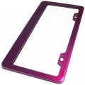 Uframe Stainless Steel License Plate Frame Holder 2 Screw Holes W Adjustable Space Hot Pink