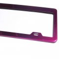Uframe Stainless Steel License Plate Frame Holder 2 Screw Holes W Adjustable Space Hot Pink