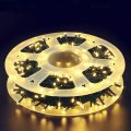 165ft 500 Led String Lights Warm White Starry Fairy With Green Wire 8 Modes Plug In Decorative For Indoor Outdoor Wedding And 