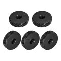 10pcs Flat Knurled Thumb Nuts M4x14 X 4 Mm Pass Hole Aluminum Alloy Diamond Nut Head Through Lock Adjusting For 3d Printer 