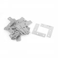 Stainless Steel Flat Corner Joint Angle Shelf Bracket Wall Hanging Plates Repair Brace 20pcs 