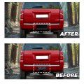 Hecasa Trailer Hitch Cover Kit For 2015-2020 Chevrolet Chevy Suburban Tahoe Replacement 84025053 23139222 Rear Bumper Tow Hole