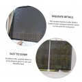Exceart 2pcs Car Window Curtains Shade Sun Blocking Shades Summer Sunblock For Windows Pvc Metal Pole Automatic Suction Cup