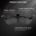 D1279 Brake Pads W Hardware Rear Disc Pad Set