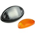 Led Rv Exterior Porch Utility Light Oval 12v 300 Lumen Lighting Fixture For Rvs Trailers Campers And 5th Wheels Black Base 