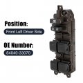 X Autohaux Master Driver Side Power Window Switch 84040-33070 Replacement For Lexus Es350 2007-2012
