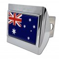 Elektroplate Australian Blue Ensign Flag Union Jack All Metal Chrome Hitch Cover For Trucks And Suvs Fits Standard 2 Trailer