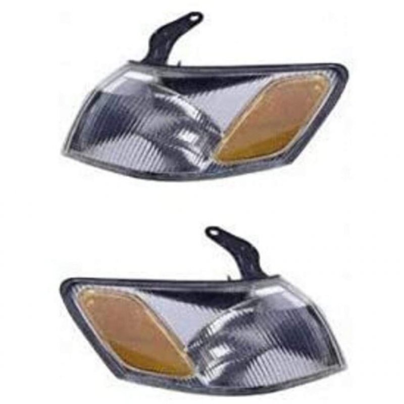 1997-1999 Toyota Camry Pair Driver And Passenger Side Turn Signal Side Marker Light With Bulbs Capa Certified Included
