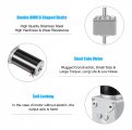 Dc 12v 5rpm Worm Gear Motor 15kg Cm High Torque Speed Reduction Turbine Electric Gearbox With 8mm Double Shafts Self Locking