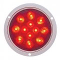 United Pacific 38061 Brake Tail Turn Signal Light 12 Led 4 Deep Dish Red Red Lens 