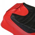 Uxcell Women Motorbike Waterproof Rain Protection Seat Cover Black Red For Yamaha Zy125t-5