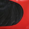 Uxcell Women Motorbike Waterproof Rain Protection Seat Cover Black Red For Yamaha Zy125t-5