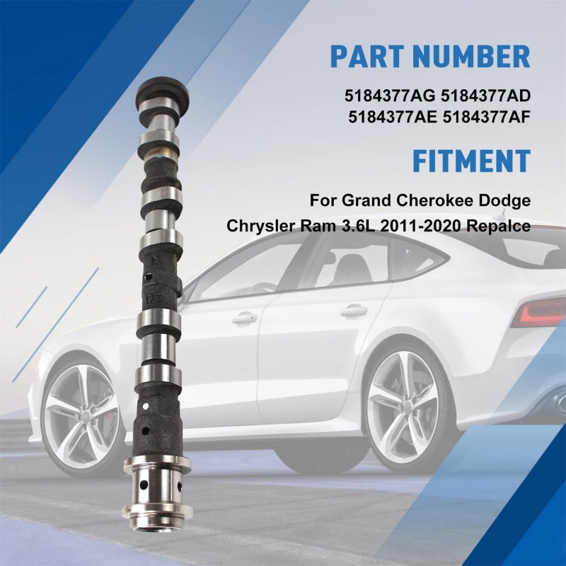 Fiwary Left Side Camshaft Fits For Grand Cherokee Dodge Chrysler Ram 3 6l 2011-2020 Repalce Oe 5184377ag 5184377ad 5184377ae