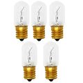 5-pack Replacement Light Bulb For Part Number Microwave Compatible 8206232a