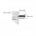Uxcell 200pcs Plastic Shelf Support Pegs 5mm Cabinet Clips Shelf Steel Pin Peg Clear Bracket Style For Kitchen Furniture Book