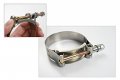 Autobahn88 Stainless Steel Hose T-bolt Clamp For Od 2 4-2 7 60-68mm Fuel Pump Filter Plumbing Pack Of 1