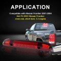Led 3rd Brake Lights For Nissan Frontier 2001 2002 2003 2004 Rear High Mount Stop Parking Assembly Third Cargo Lamps White