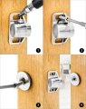 8-pack Silver Magnetic Door Latch Kit A Zinc Alloy Cabinet Magnets With Strong 8-9 Lbs Pull Strength Catch And Rustproof For