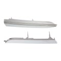 Front Bumper Moldings For Lexus Rx350 2013 2014 2015 Driver And Passenger Side Pair Plastic Chrome F Sport Pkg Lx1047101 