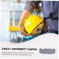 Healeved 24 Pcs Helmet Sweatband Snap Back Hat Safety Sweat Band Hijab Accessories Reusable Hard Liner Leather Lifts Has Frp