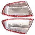 Newyall Pair Left And Right Top Half Chrome Side Door Mirror Covers Trims