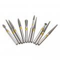 Laboratory Materials High Speed Ceramic Composite Grinding Fg Diamond Burr Set Burs Kit 