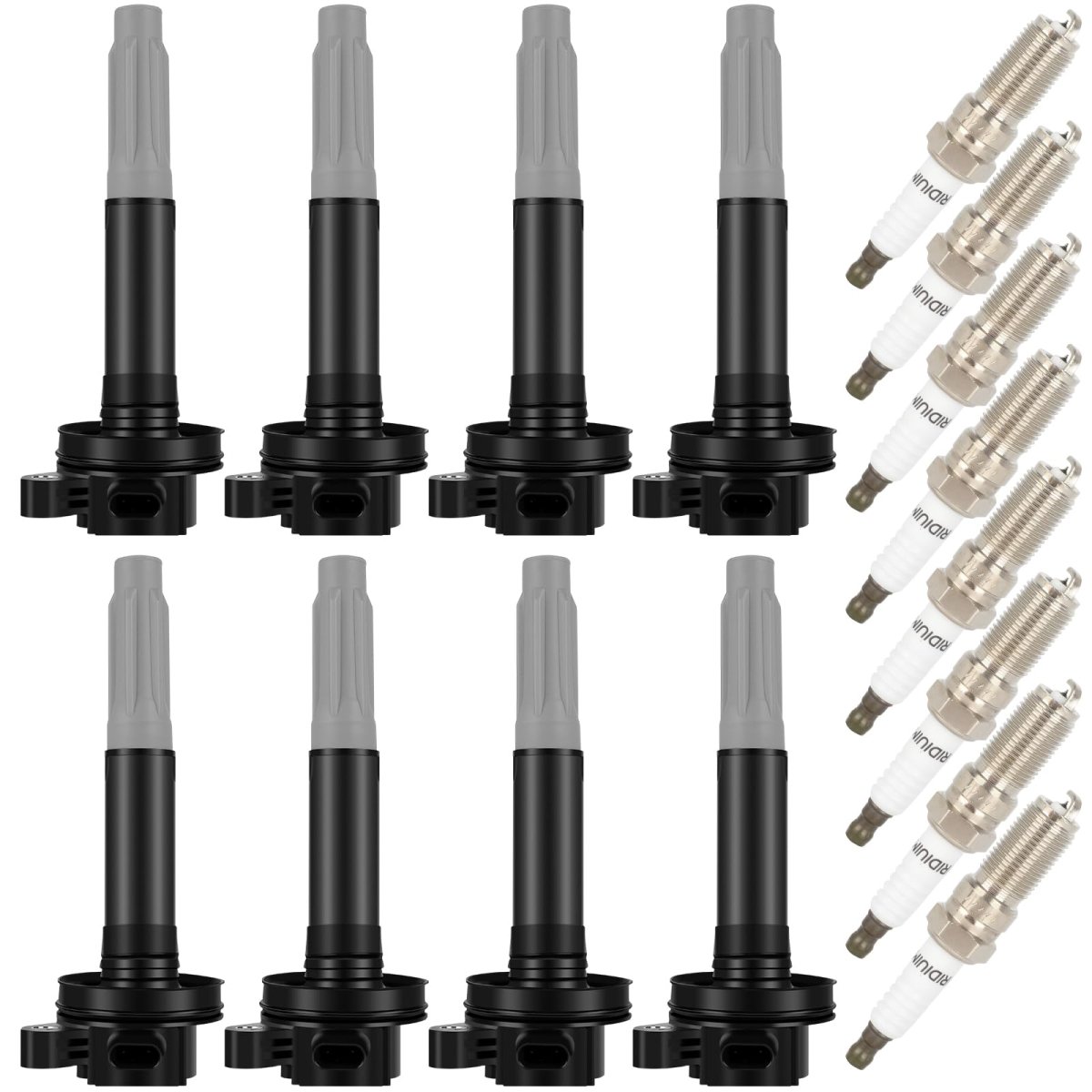 Fits 2017 Ford Mustang 5 0l V8 2016-2017 For F-0 5 Ignition Coil And Spark Plugs 2 Pins Uf824 8 Coils With 8 Iridium Packts