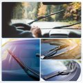 Acropix 26 14 Front Rear Windshield Wiper Blade Set Fit For Volkswagen Touareg Porsche Cayenne With Side-lock Pack Of 3 Black