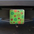 Lots Of Ladybugs And Leaves Pattern Tow Trailer Hitch Cover Plug Insert