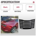 Hecasa Rear Window Louver Compatible With 2016-2023 Chevy Camaro Sun Shade Windshield Cover Vents Matte Black