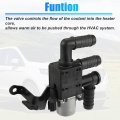 X Autohaux Dg1z18495a Engine Heater Control Valve Solenoid Ford Edge 2 0l013014 Taurus 2 2013-2018 For Lincoln Mkx 2 2013-2015
