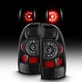 Akkon For 2005-2015 Toyota Tacoma Factory Style Black Led Pair Tail Lights Brake Lamps Replacement 